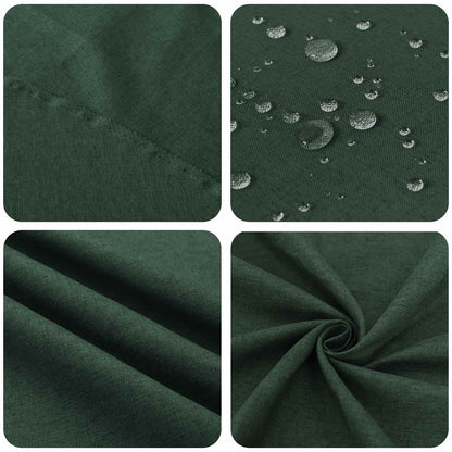 Table Cloth Rectangular Dark Green 140 x 180 cm