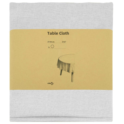 Table Cloth Round White Ø 140 cm