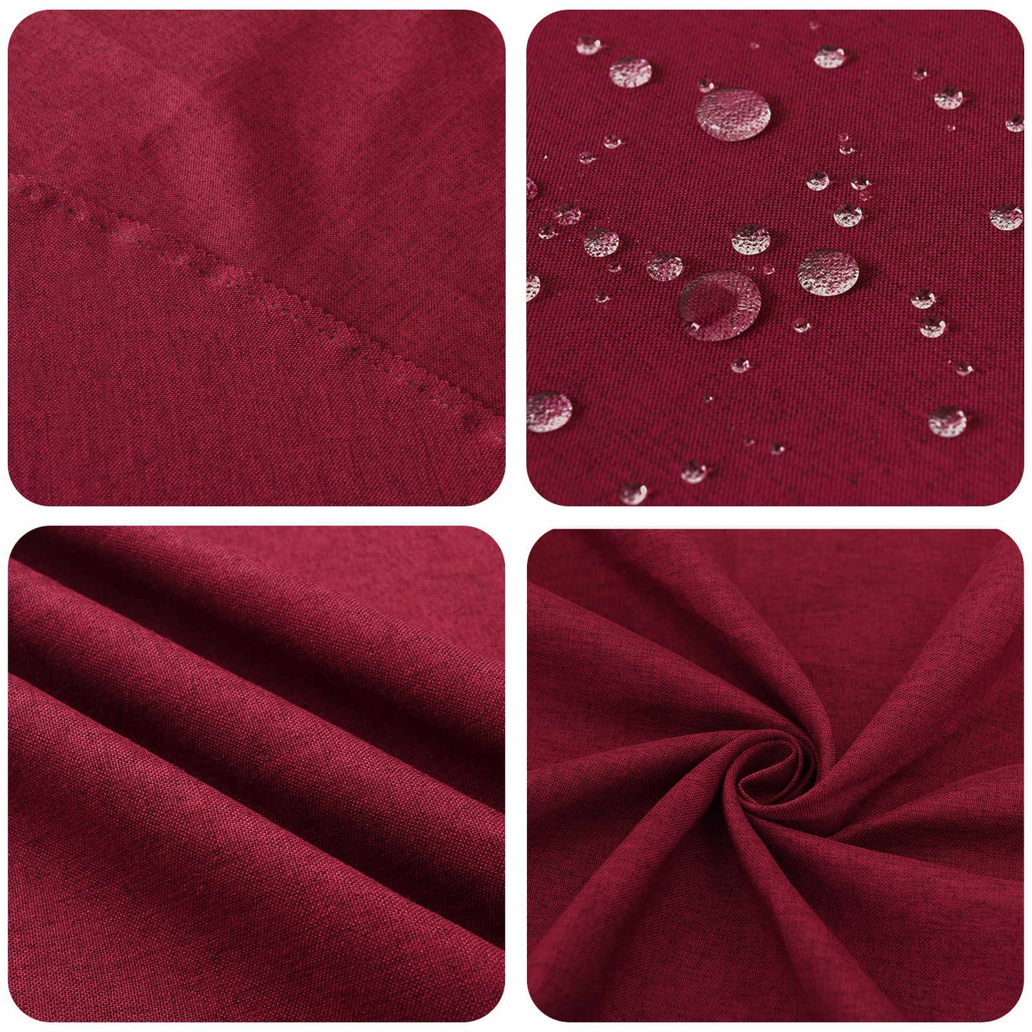 Table Cloth Round Wine Red Ø 160 cm