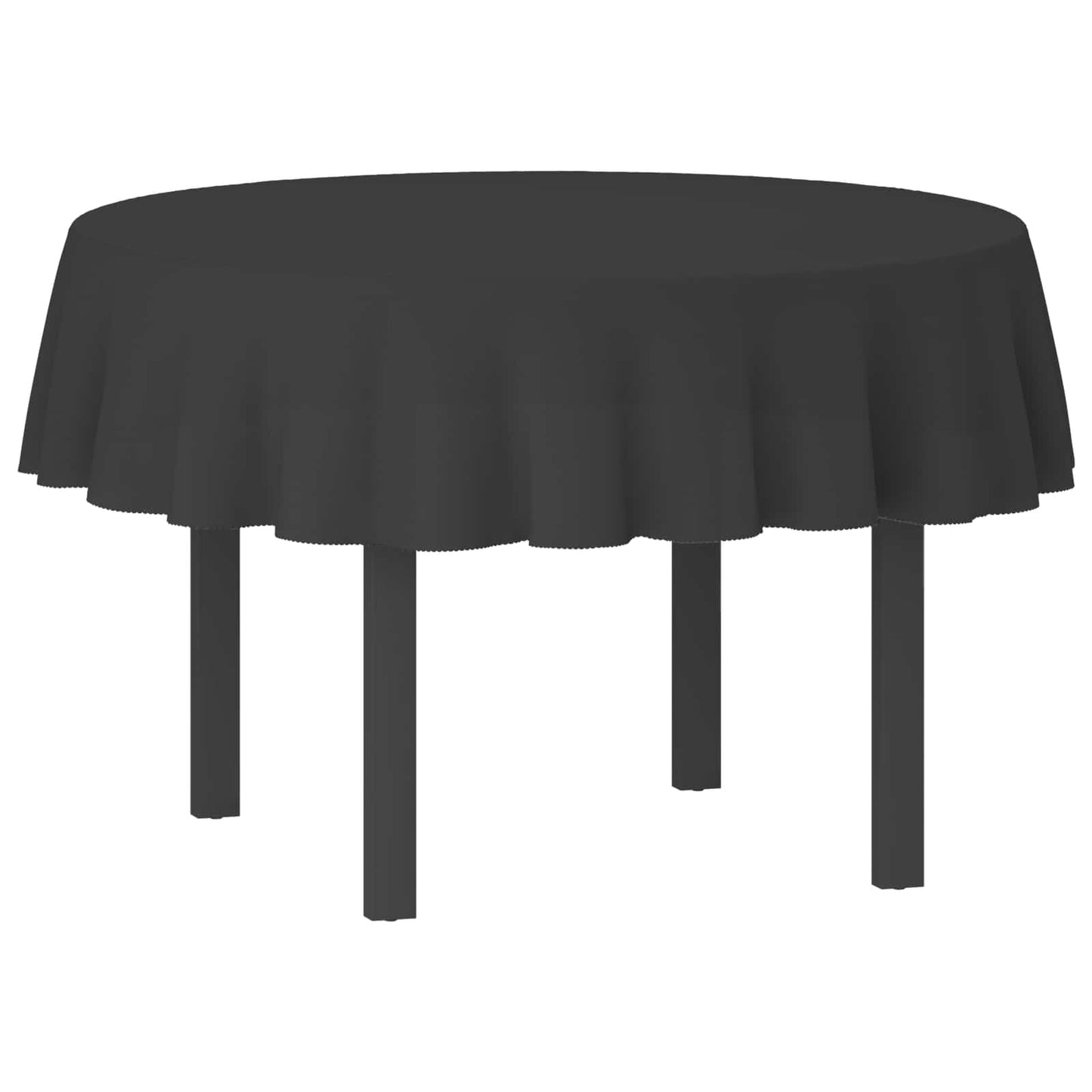 Table Cloth Round Dark Grey Ø 180 cm