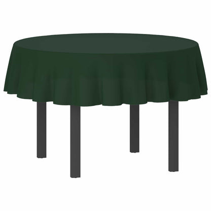 Table Cloth Round Dark Green Ø 180 cm