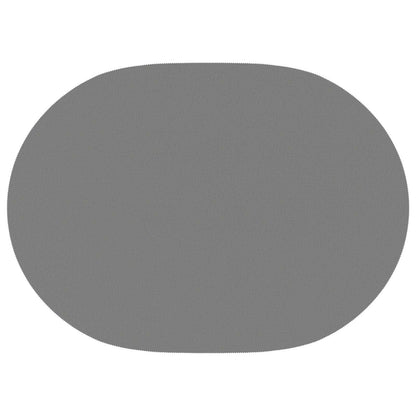 Table Cloth Oval Light Grey 130 x 180 cm