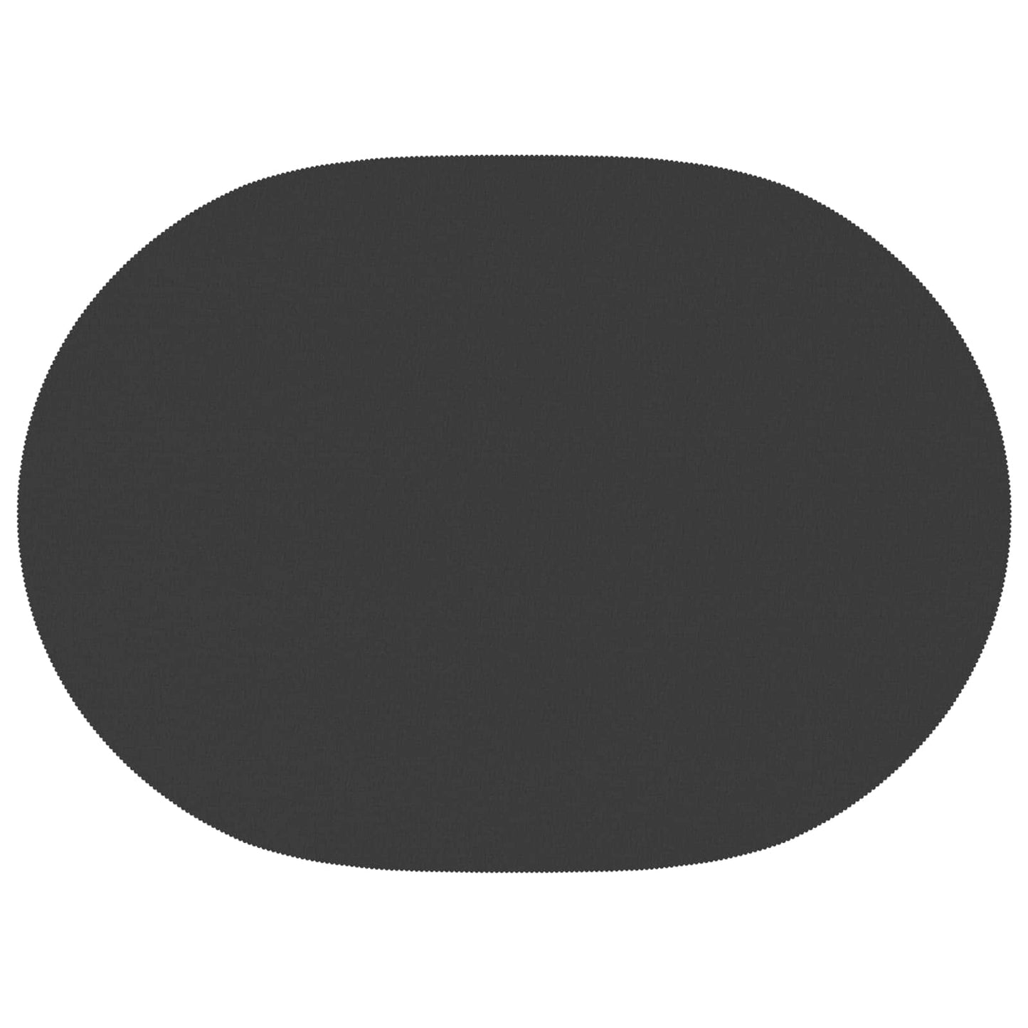 Table Cloth Oval Dark Grey 160 x 220 cm