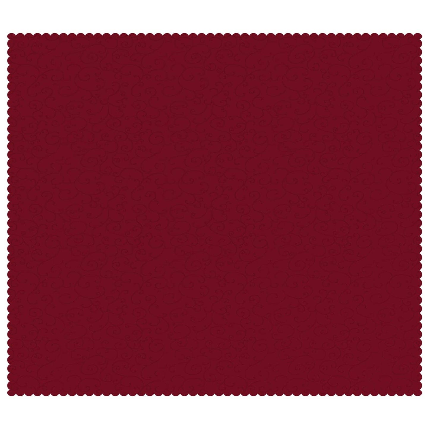 Table Cloth Rectangular Wine Red 110 x 140 cm