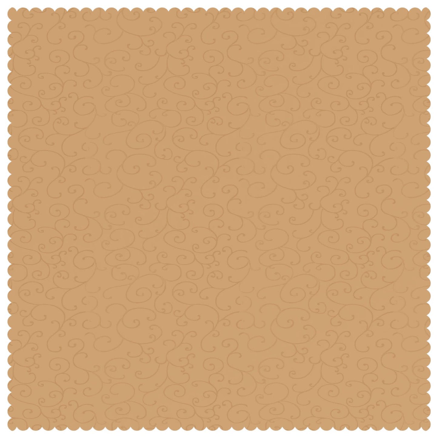 Table Cloth Rectangular Beige 140 x 140 cm