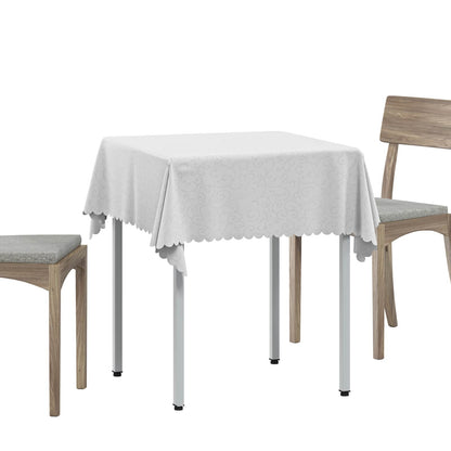 Table Cloth Rectangular White 140 x 140 cm