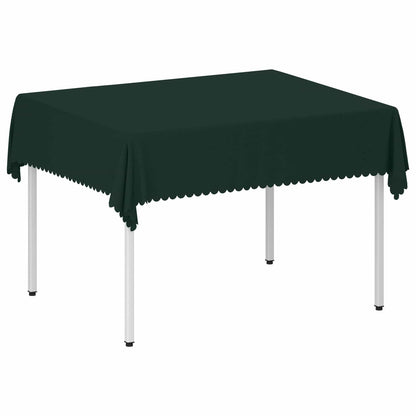 Table Cloth Rectangular Dark Green 140 x 160 cm