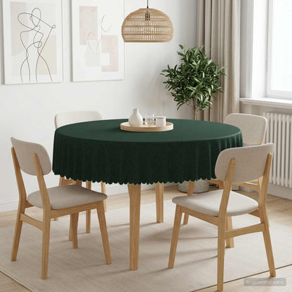 Table Cloth 5 pcs Round Dark Green Ø 140 cm