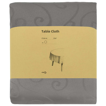 Table Cloth Round Light Grey Ø 160 cm