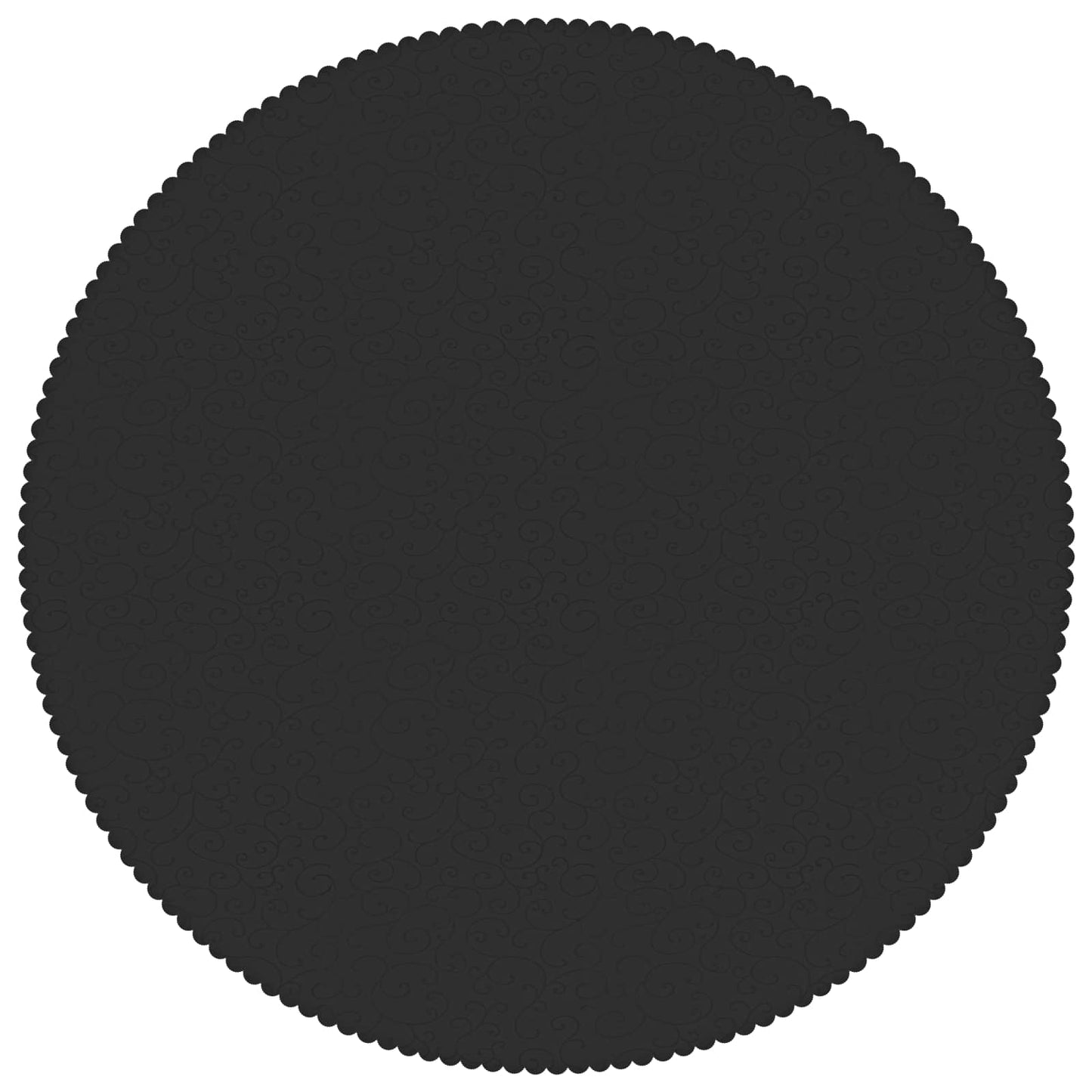 Table Cloth Round Dark Grey Ø 180 cm