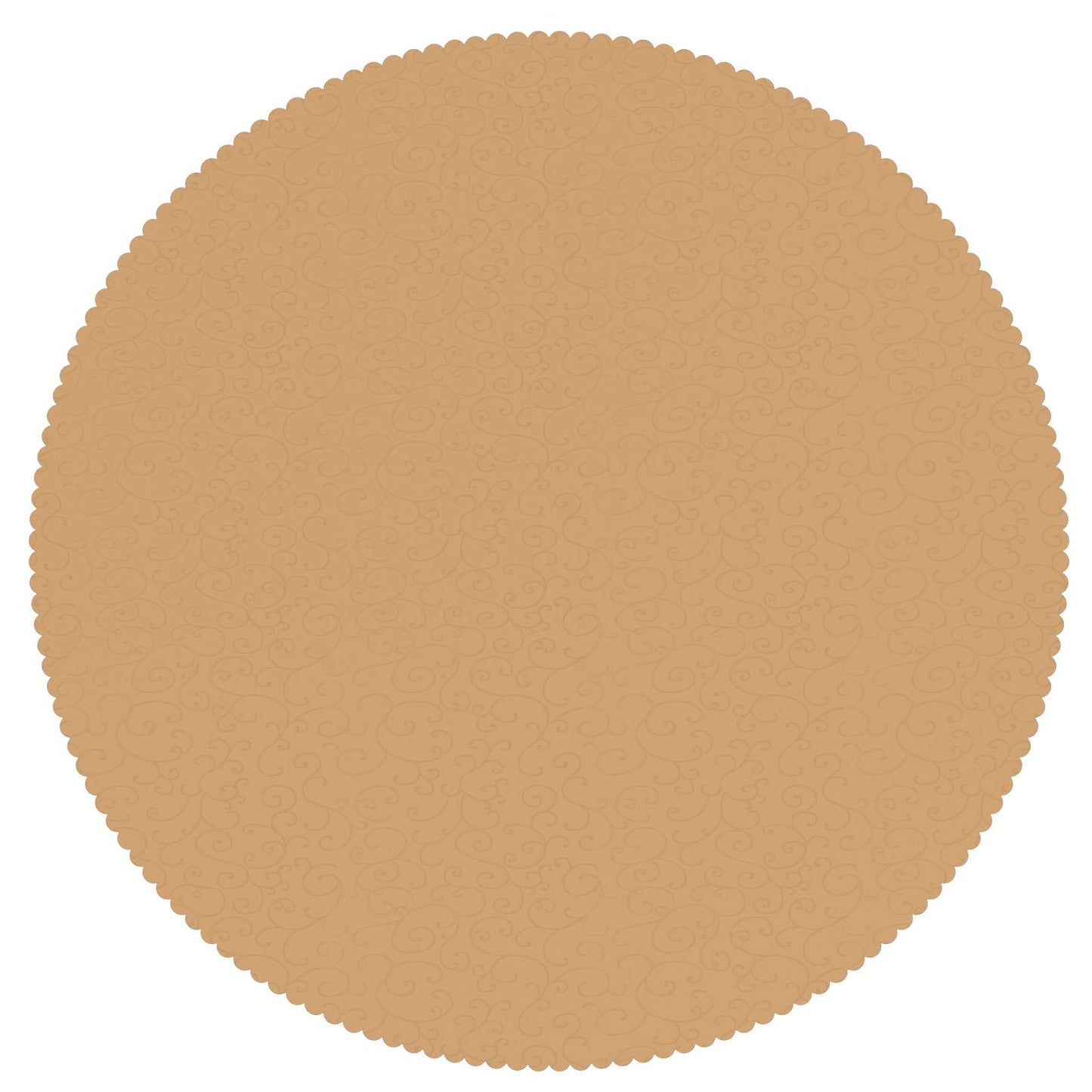 Table Cloth Round Beige Ø 180 cm