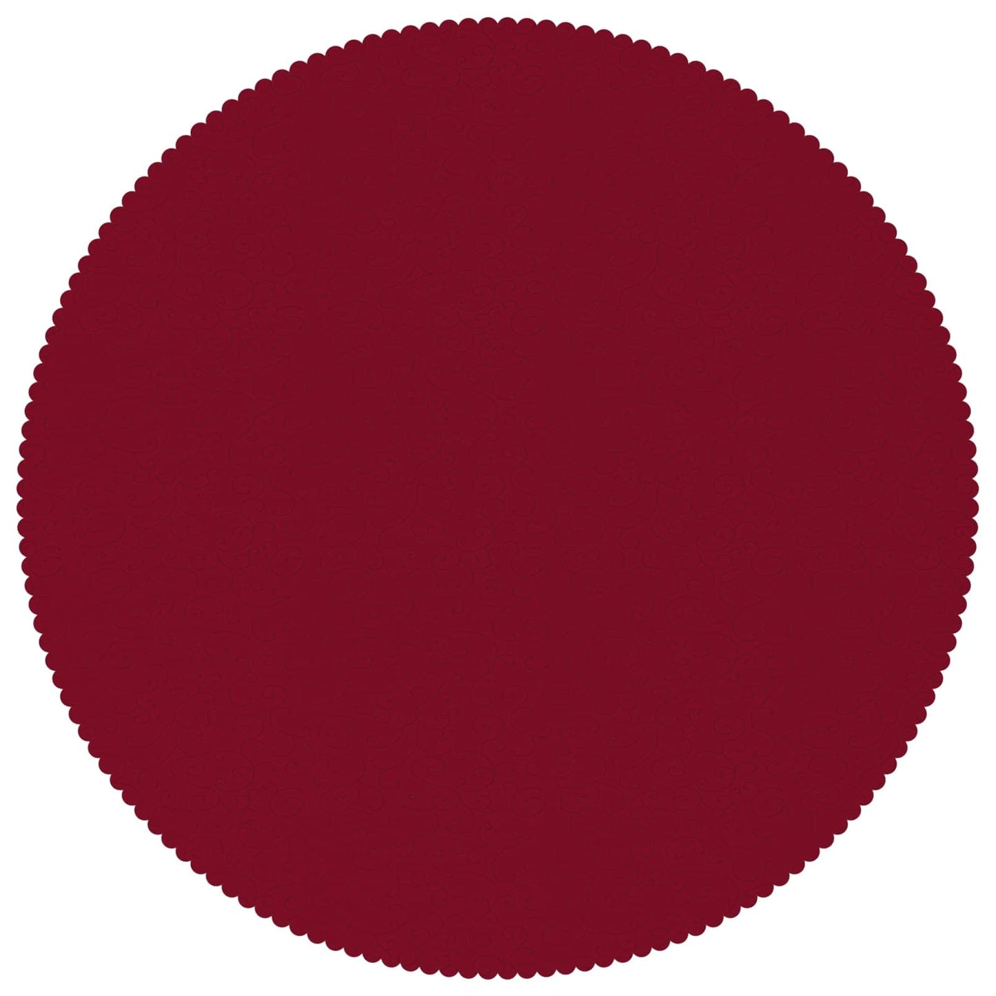 Table Cloth Round Wine Red Ø 180 cm
