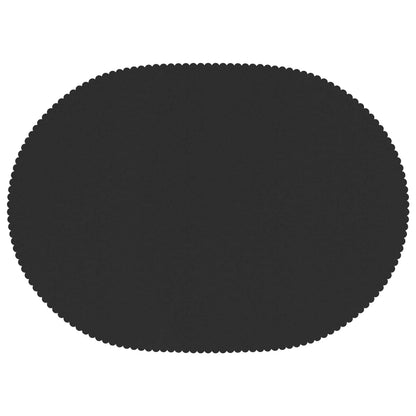 Table Cloth Oval Dark Grey 130 x 180 cm