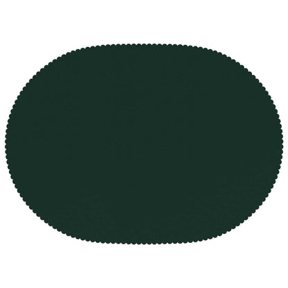 Table Cloth Oval Dark Green 130 x 180 cm