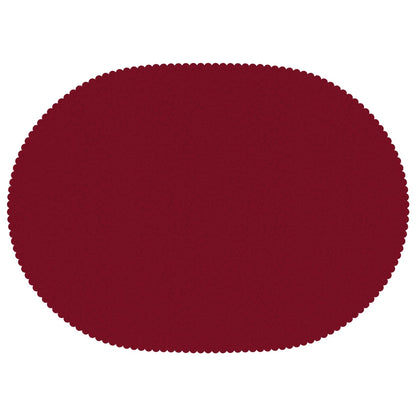 Table Cloth Oval Wine Red 130 x 180 cm