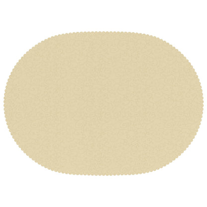 Table Cloth Oval Cream White 160 x 220 cm