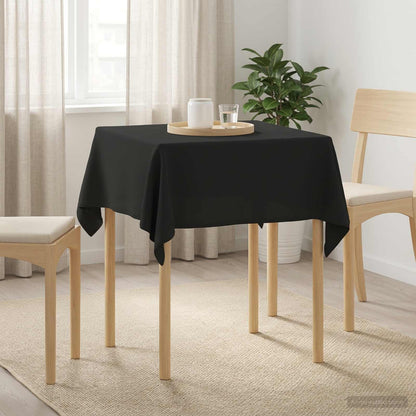 Table Cloth 5 pcs Square Dark Grey 90 x 90 cm Polyester