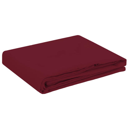 Table Cloth 5 pcs Square Wine Red 110 x 110 cm Polyester
