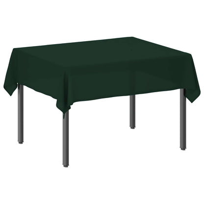 Table Cloth 5 pcs Rectangular Dark Green 110 x 140 cm Polyester