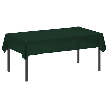 Table Cloth 5 pcs Rectangular Dark Green 110 x 160 cm Polyester