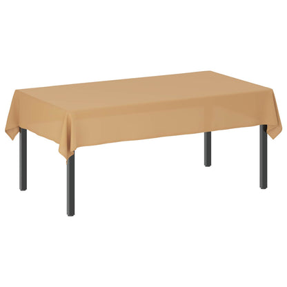 Table Cloth 5 pcs Rectangular Beige 110 x 180 cm Polyester