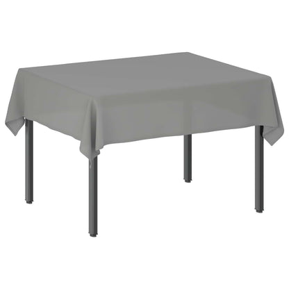 Table Cloth 5 pcs Rectangular Light Grey 140 x 160 cm Polyester
