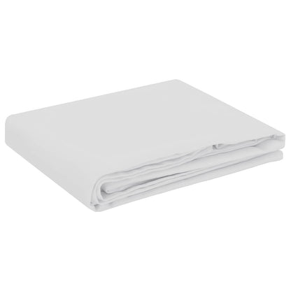 Table Cloth 5 pcs Rectangular White 140 x 160 cm Polyester
