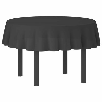 Table Cloth 5 pcs Round Dark Grey Ø 180 cm Polyester