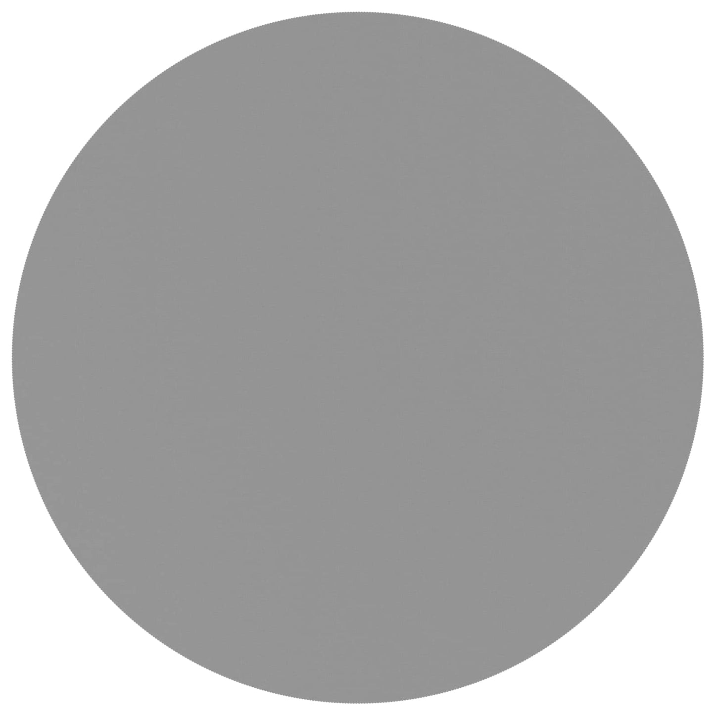 Table Cloth 5 pcs Round Light Grey Ø 180 cm Polyester