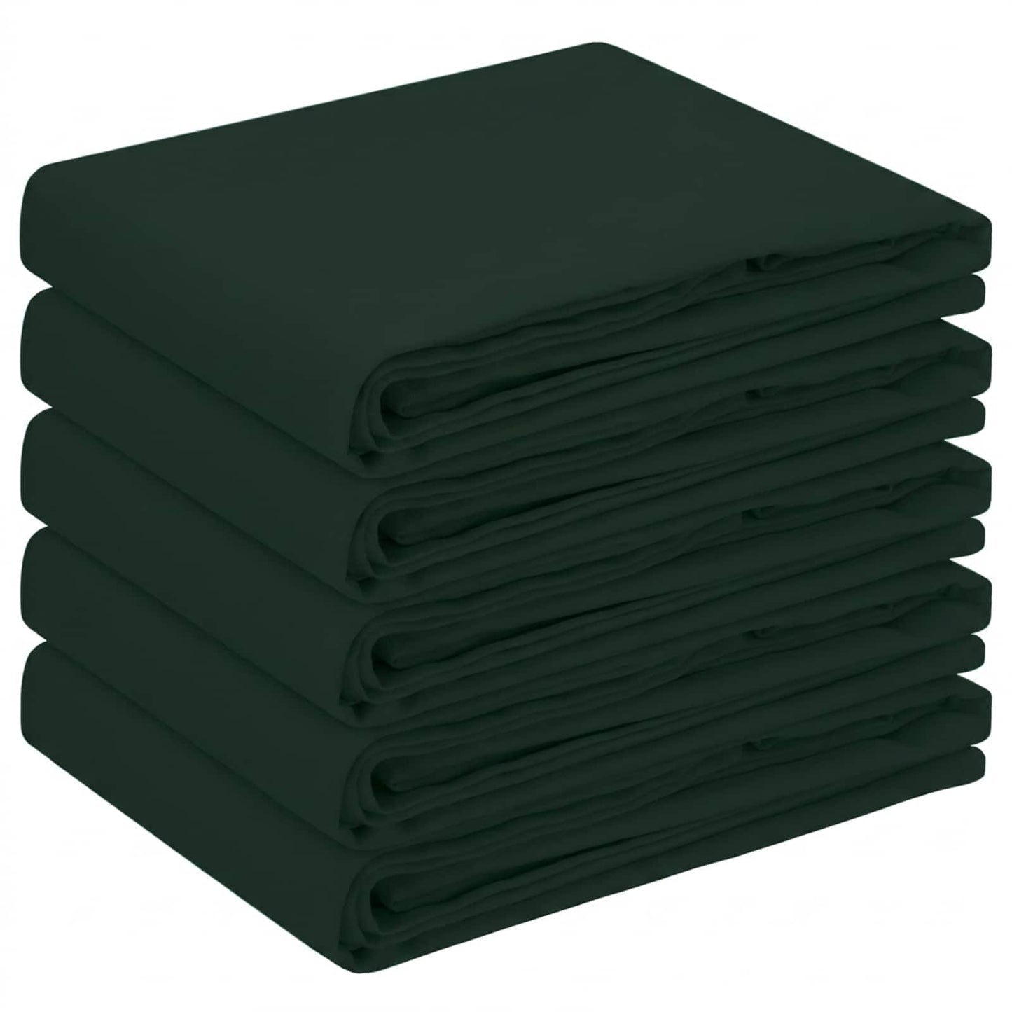 Table Cloth 5 pcs Round Dark Green Ø 180 cm Polyester