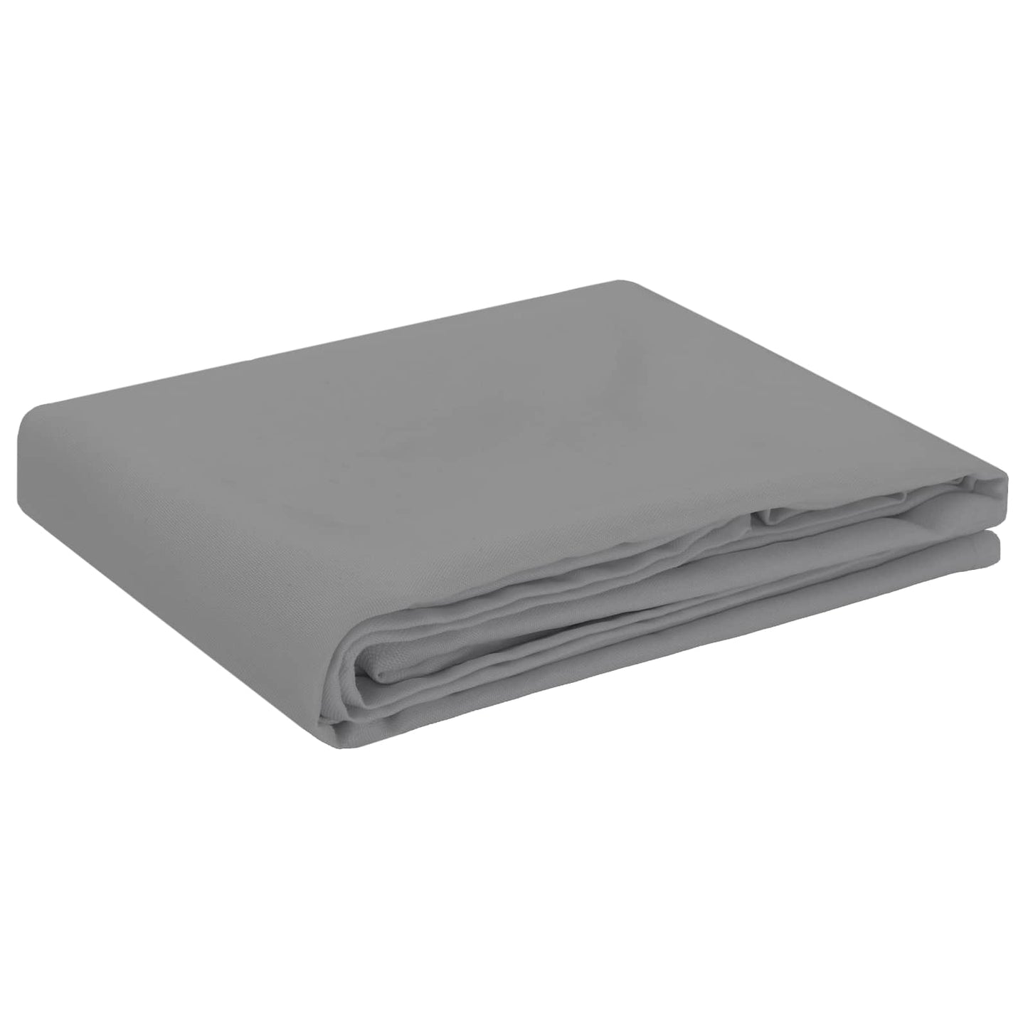 Table Cloth 5 pcs Oval Light Grey 130 x 180 cm Polyester