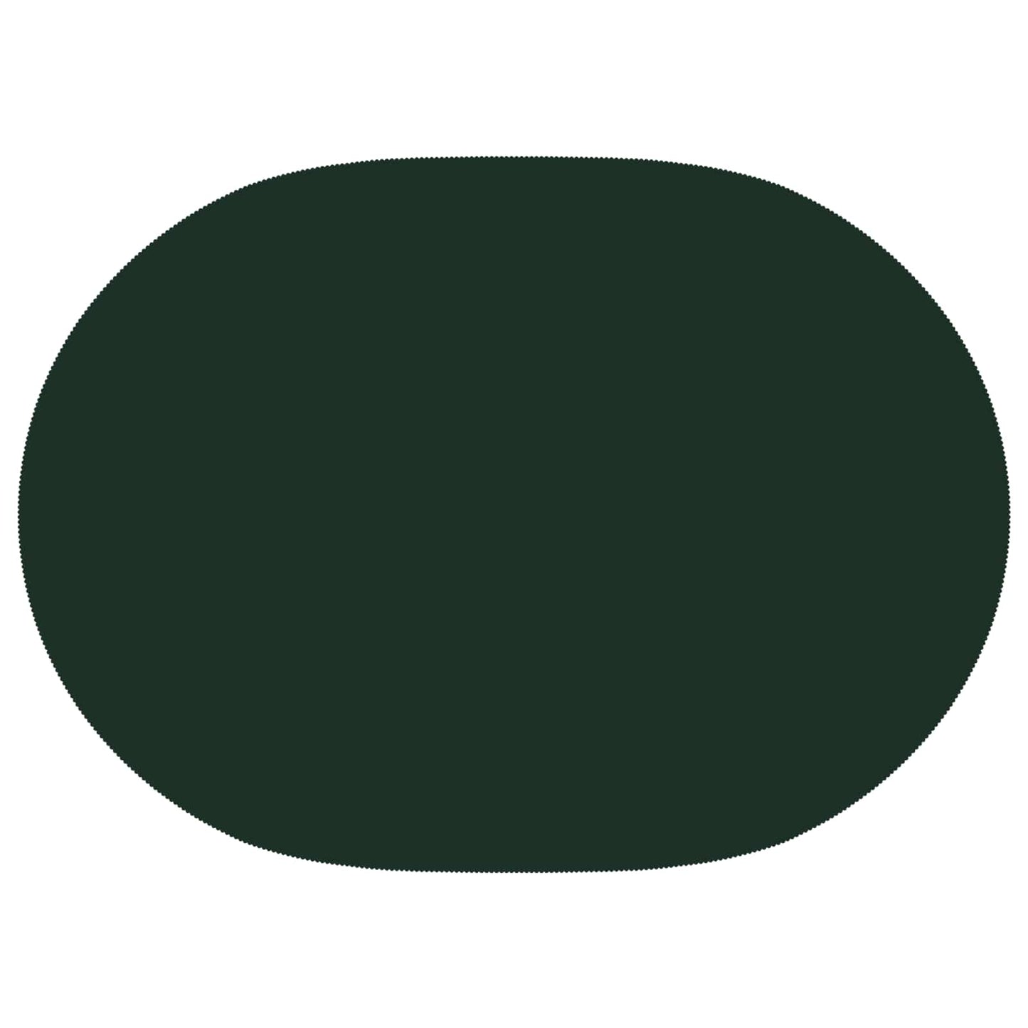 Table Cloth 5 pcs Oval Dark Green 130 x 180 cm Polyester
