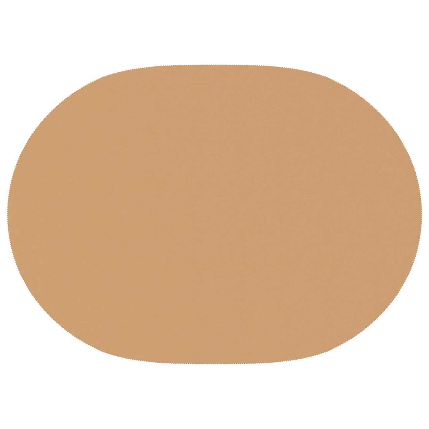 Table Cloth 5 pcs Oval Beige 130 x 180 cm Polyester
