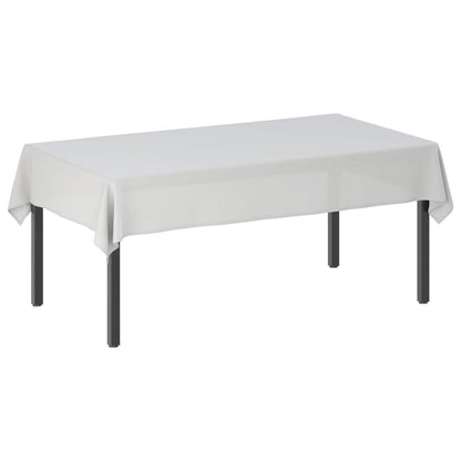 Table Cloth 5 pcs Rectangular White 110 x 180 cm