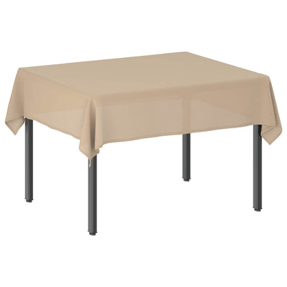 Table Cloth 5 pcs Rectangular Beige 140 x 180 cm