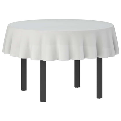 Table Cloth 5 pcs Round White Ø 140 cm