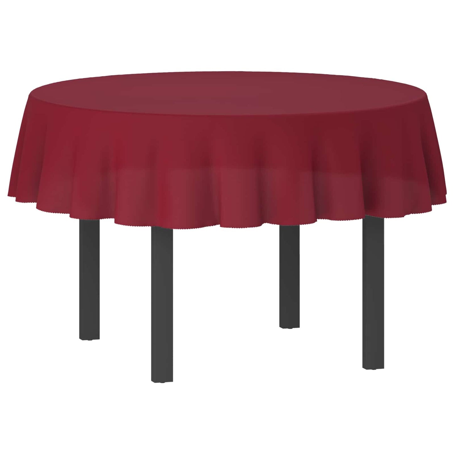 Table Cloth 5 pcs Round Wine Red Ø 180 cm