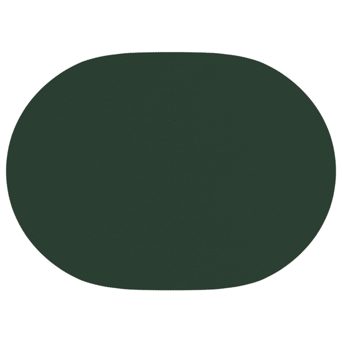 Table Cloth 5 pcs Oval Dark Green 130 x 180 cm