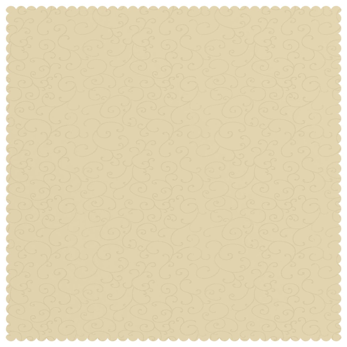 Table Cloth 5 pcs Square Cream White 90 x 90 cm