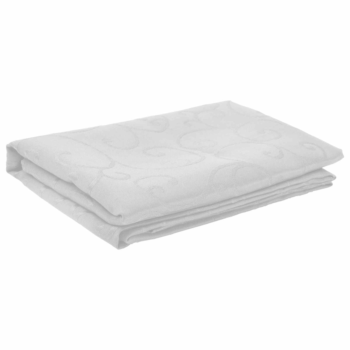 Table Cloth 5 pcs Rectangular White 110 x 140 cm