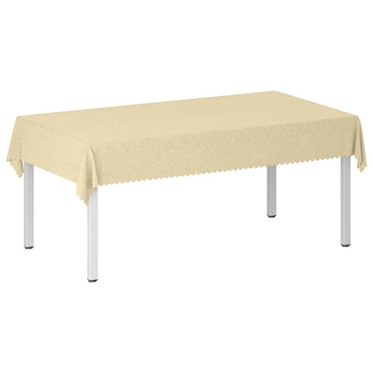 Table Cloth 5 pcs Rectangular Cream White 110 x 160 cm