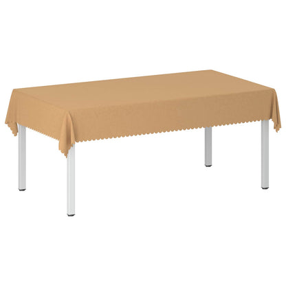 Table Cloth 5 pcs Rectangular Beige 110 x 180 cm