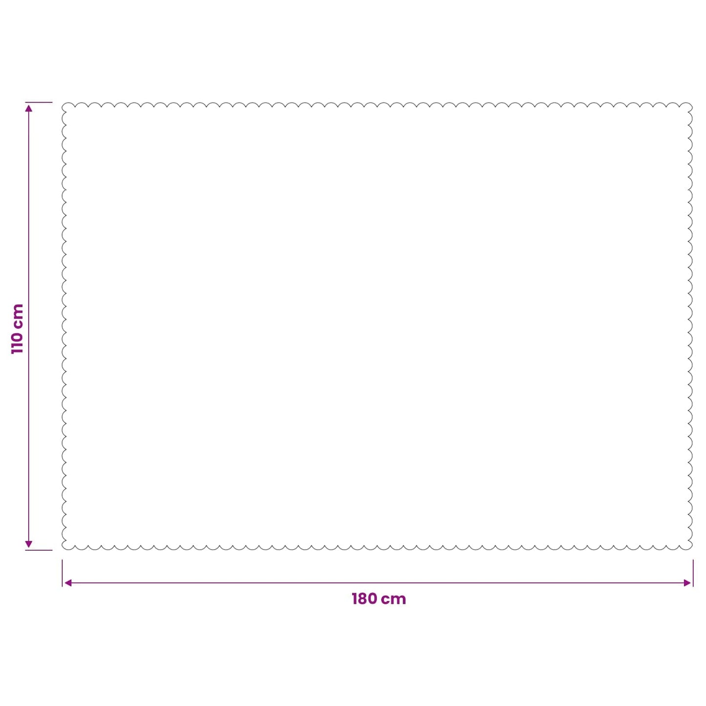 Table Cloth 5 pcs Rectangular Wine Red 110 x 180 cm