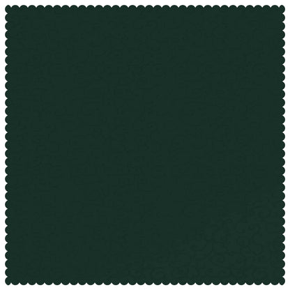 Table Cloth 5 pcs Rectangular Dark Green 140 x 140 cm