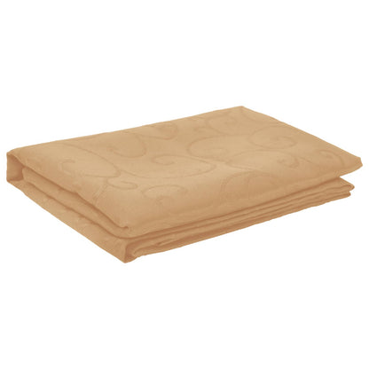 Table Cloth 5 pcs Rectangular Beige 140 x 140 cm