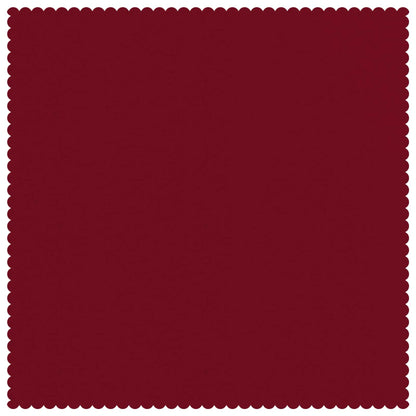 Table Cloth 5 pcs Rectangular Wine Red 140 x 140 cm