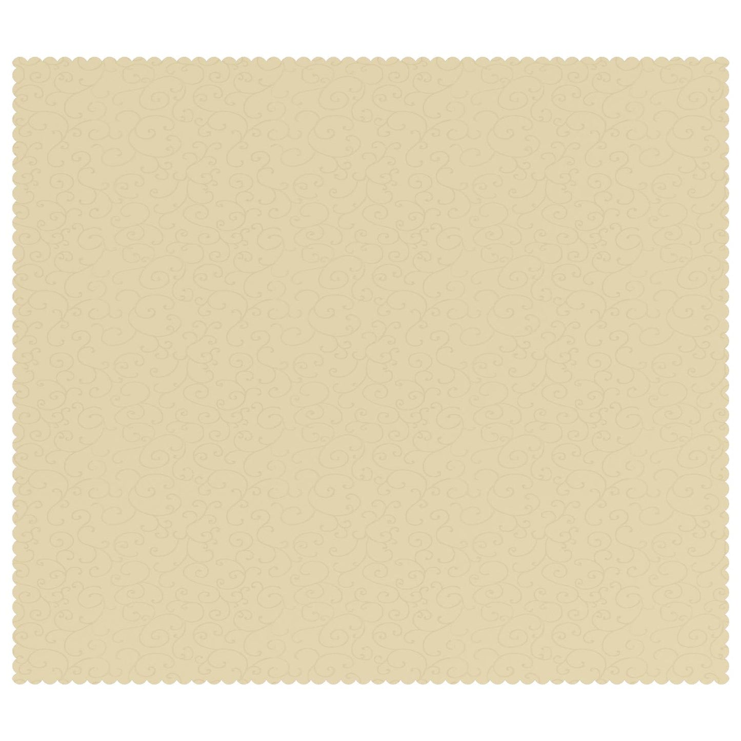 Table Cloth 5 pcs Rectangular Cream White 140 x 160 cm