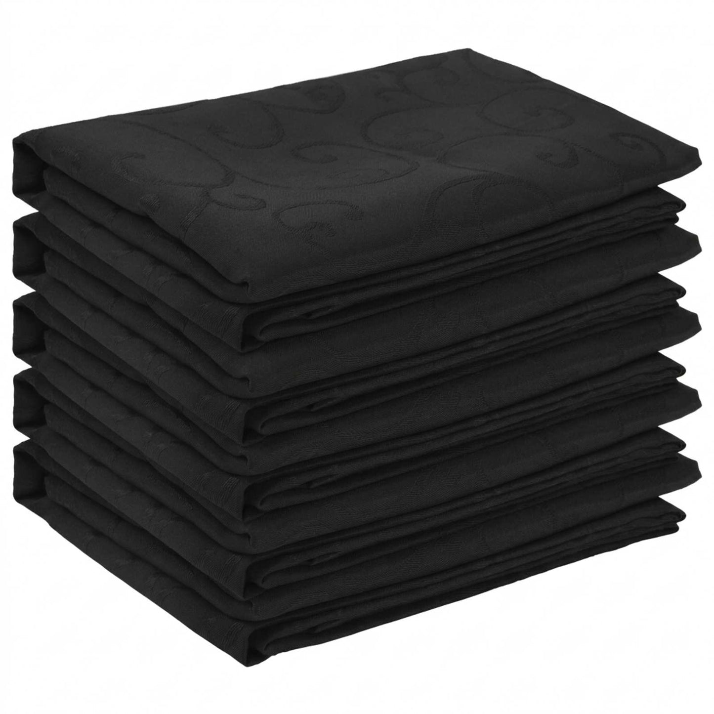 Table Cloth 5 pcs Rectangular Dark Grey 140 x 180 cm