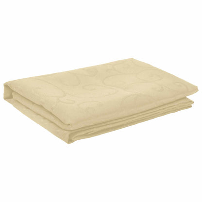 Table Cloth 5 pcs Rectangular Cream White 140 x 180 cm