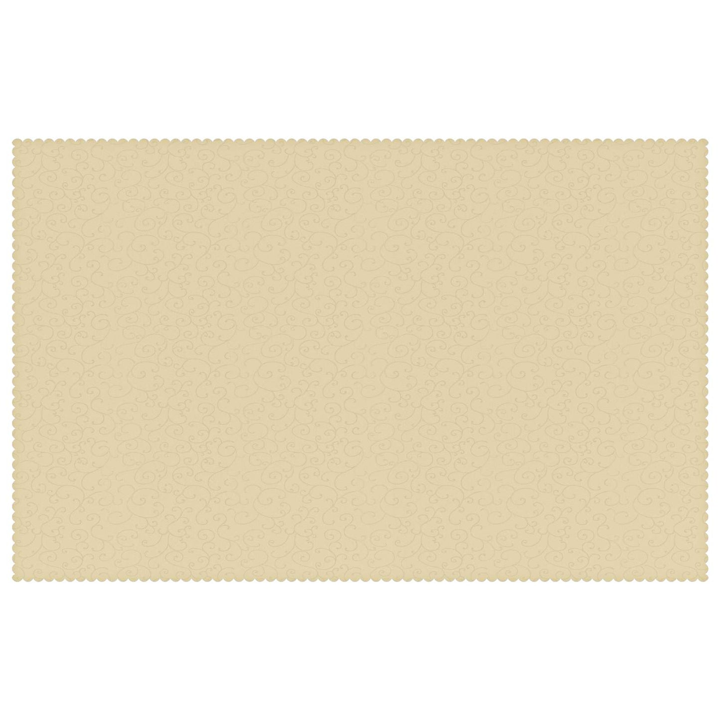 Table Cloth 5 pcs Rectangular Cream White 140 x 200 cm